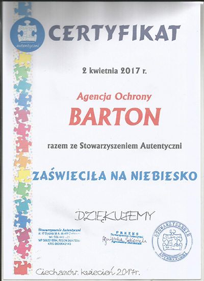 Referencja Agencja Ochrony Barton